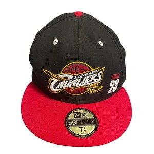Cleveland Cavaliers Lebron James 23 NBA Cap New Era 59Fifty Fitted Hat 7 3/4